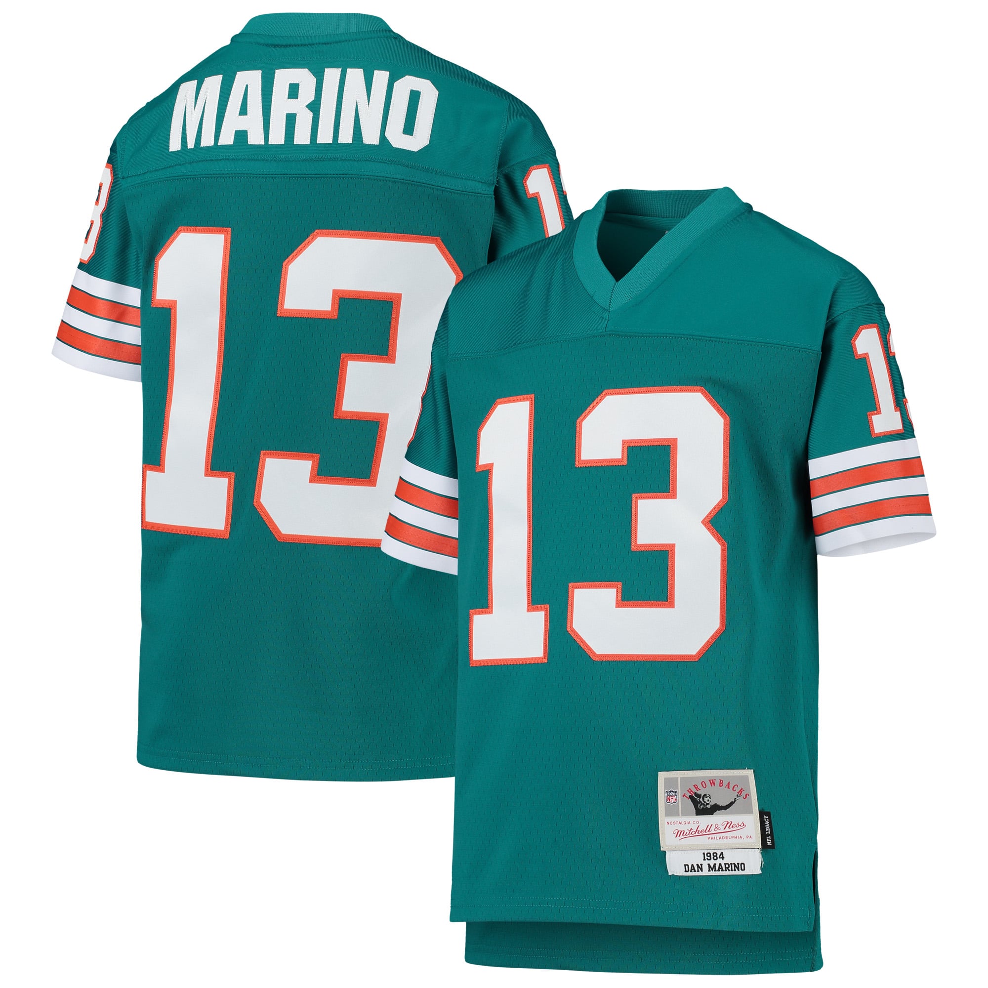 Dan Marino Miami Dolphins Mitchell & Ness Youth 1984 Legacy Retired Player Jersey Aqua