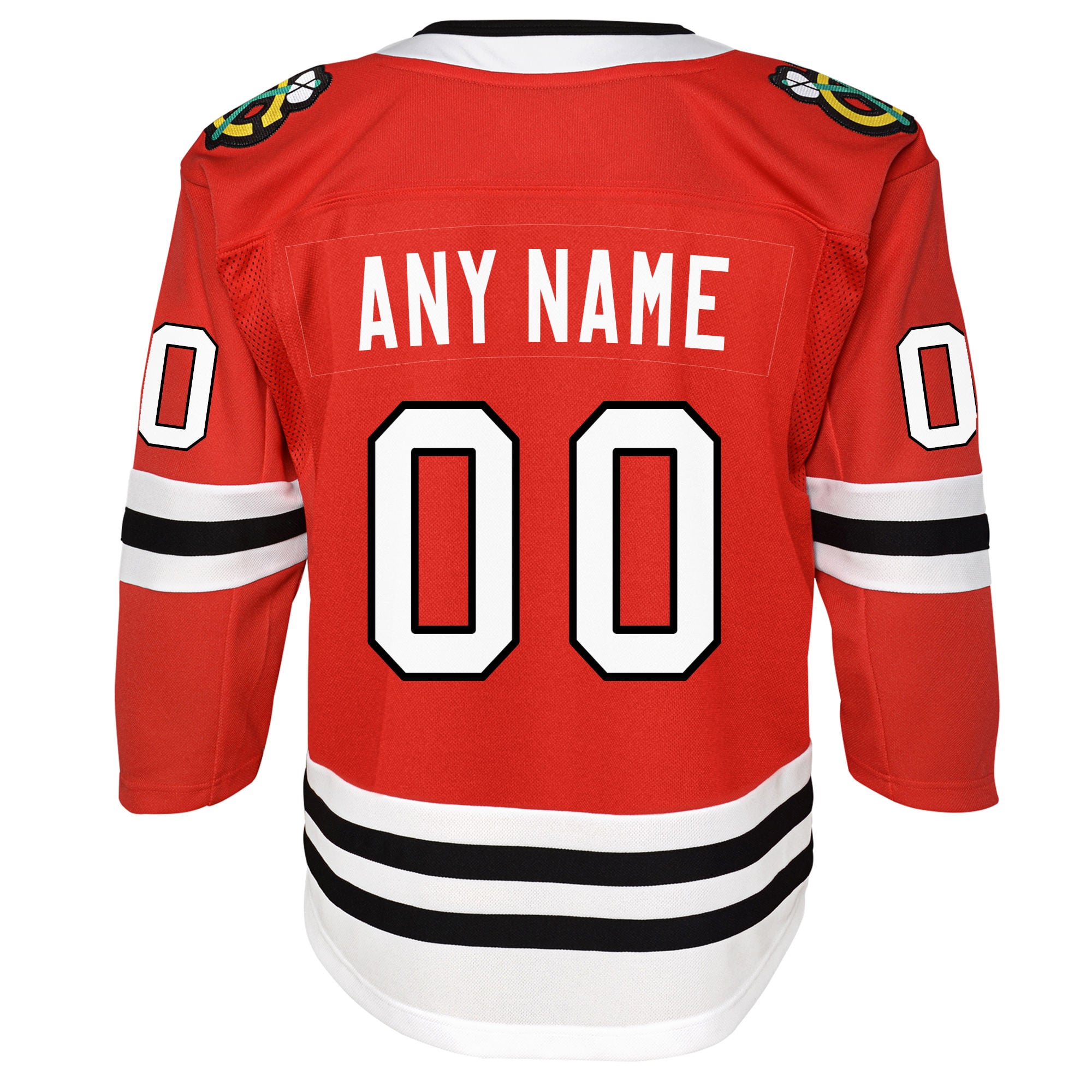 Chicago Blackhawks Youth Premier Custom Jersey Red
