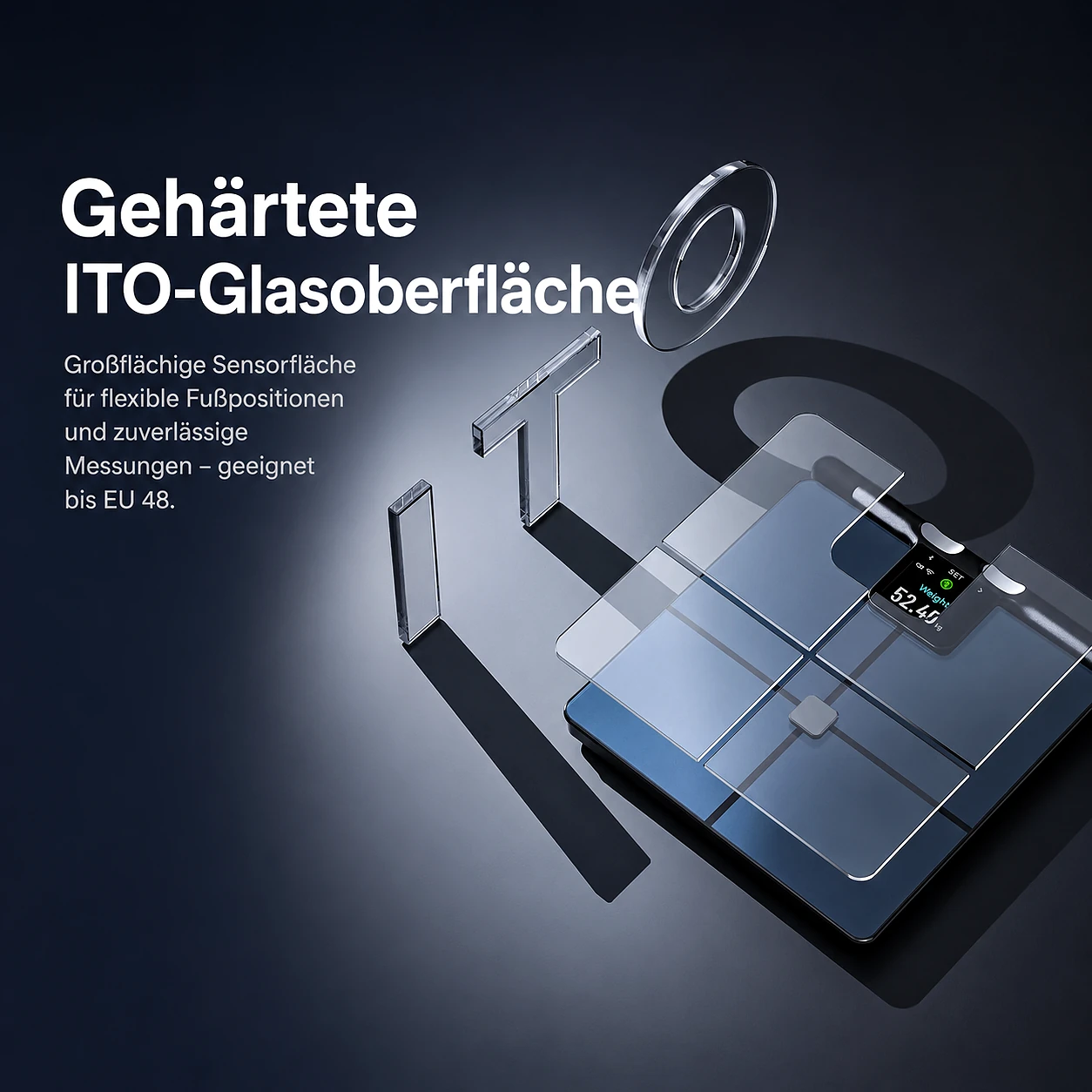 Vakoda FitScan Smarte Körperanalysewaage mit 8 Elektroden