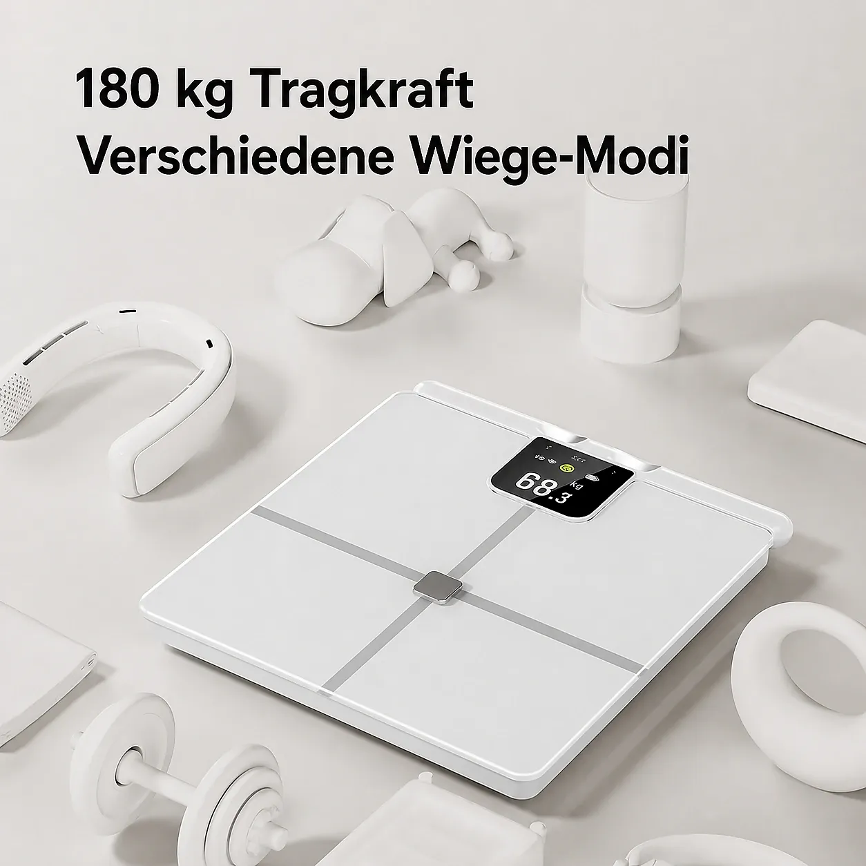 Vakoda FitScan Smarte Körperanalysewaage mit 8 Elektroden