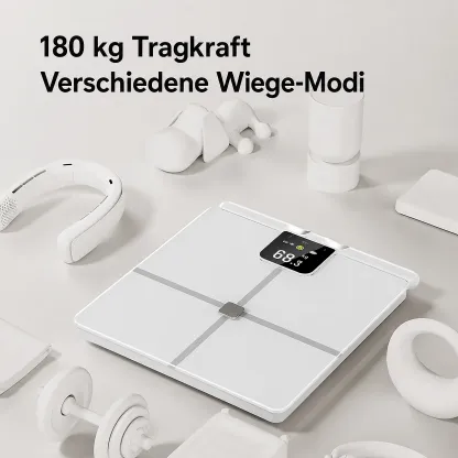 Vakoda FitScan Smarte Körperanalysewaage mit 8 Elektroden