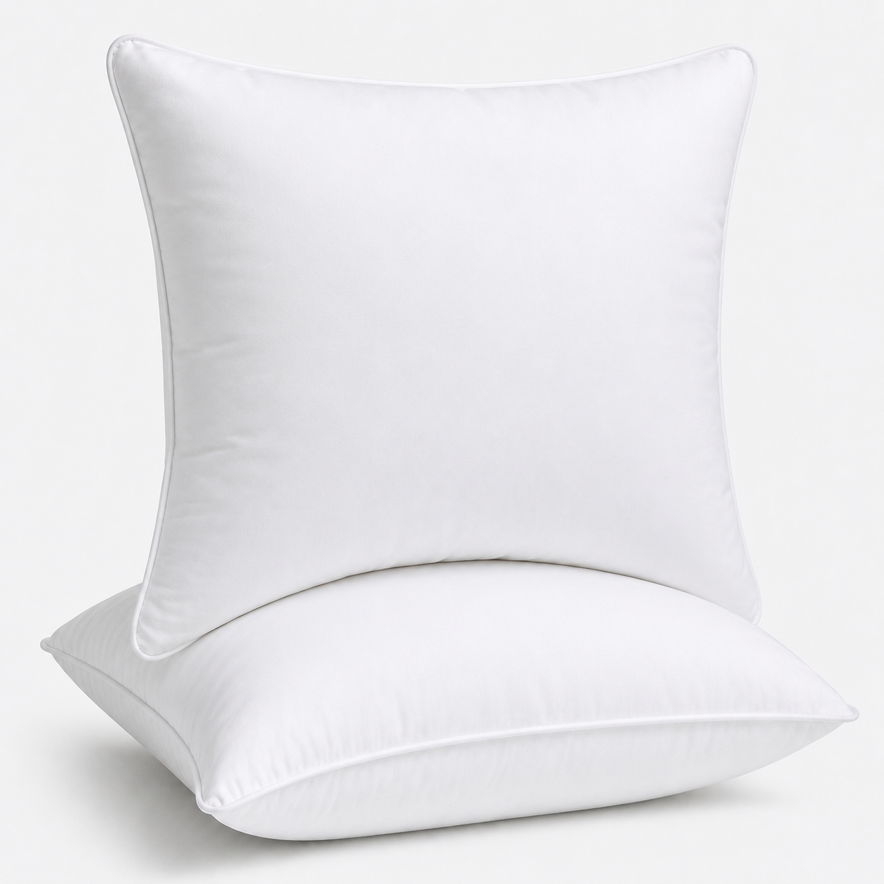Premium White Cushion Insert, Soft Brushed Fabric Pillow Insert for Sofa Throw Pillows, Fluffy Decorative Pillow Filler for Home Décor