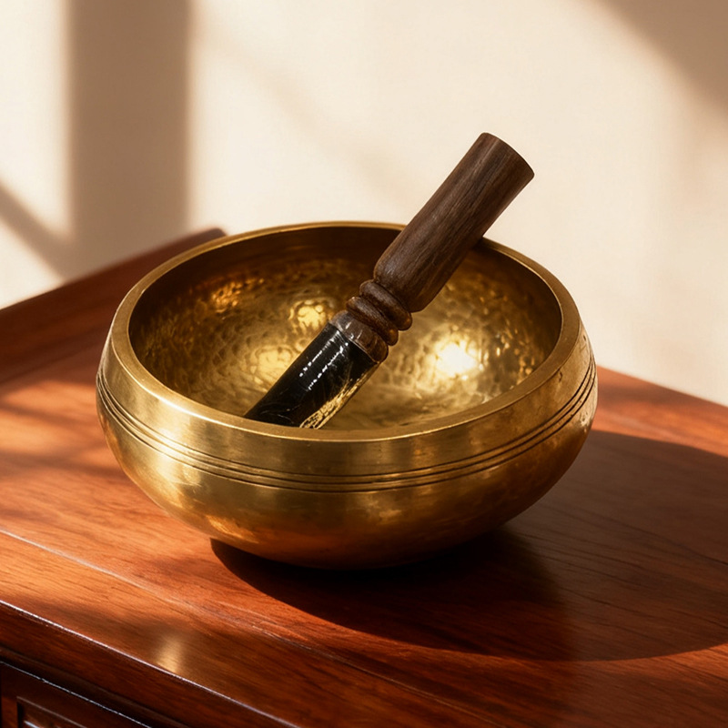 Harlven Deep Rest Singing Bowl Set – Meditation Sound Bowl for Relaxation, Mindful Evenings & Bedtime Ritual