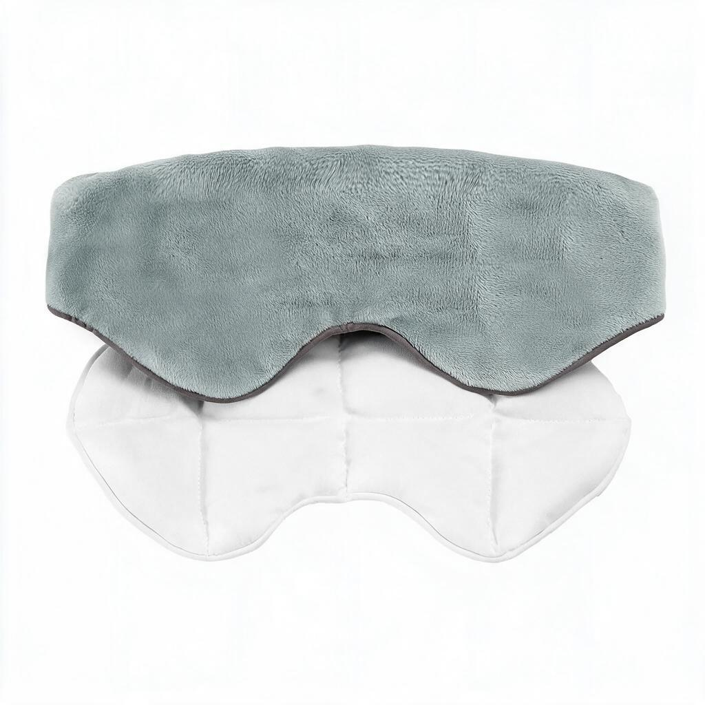 Harlven Weighted Sleep Mask – Full Blackout Eye Mask with Gentle Pressure Comfort for Deep Sleep & Relaxation