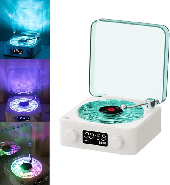 White noise sound machine with water ripple ambient lighting