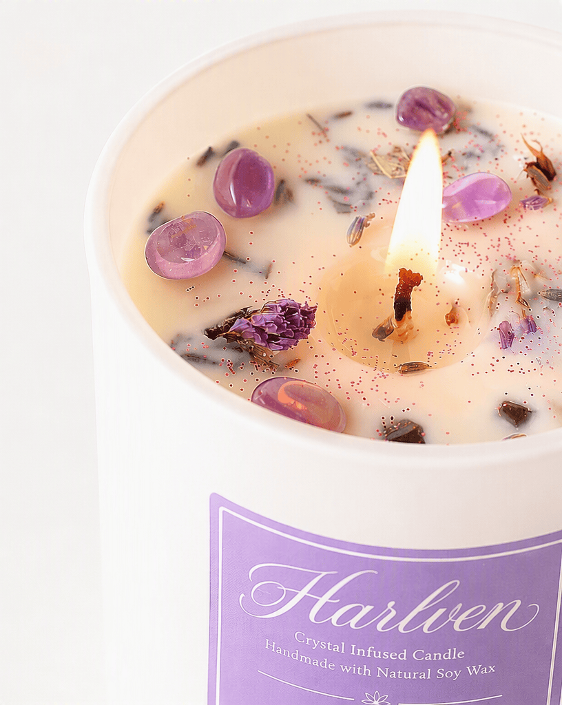 Harlven Sleep Aromatherapy Candle – Lavender & Chamomile Scented Soy Candle for a Calming Bedtime Ritual - image 2