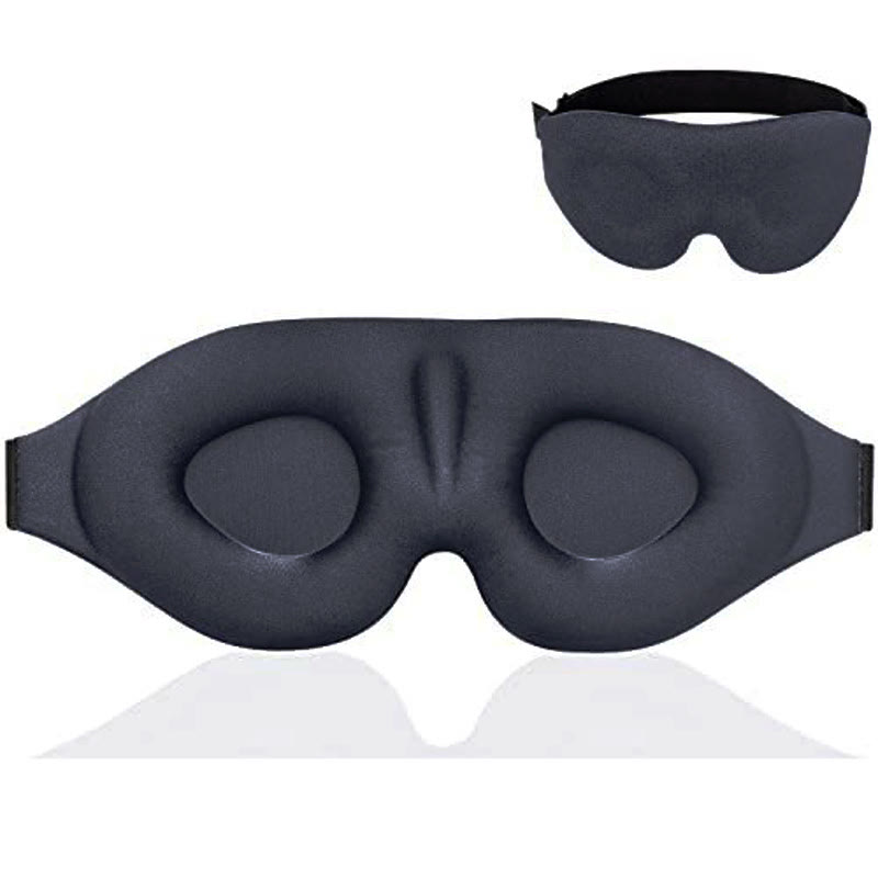 Harlven 3D Blackout Sleep Mask, Full Light Blocking Eye Mask with Zero Pressure Design, Soft Breathable Comfort for Sleep, Trave - Grey - image 5