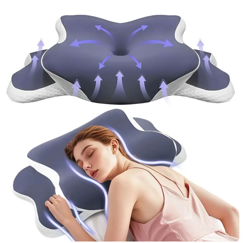Harlven Cervical Memory Foam Pillow – Orthopedic Neck Support Pillow for Side Sleepers, Back & Shoulder Comfort - image 2