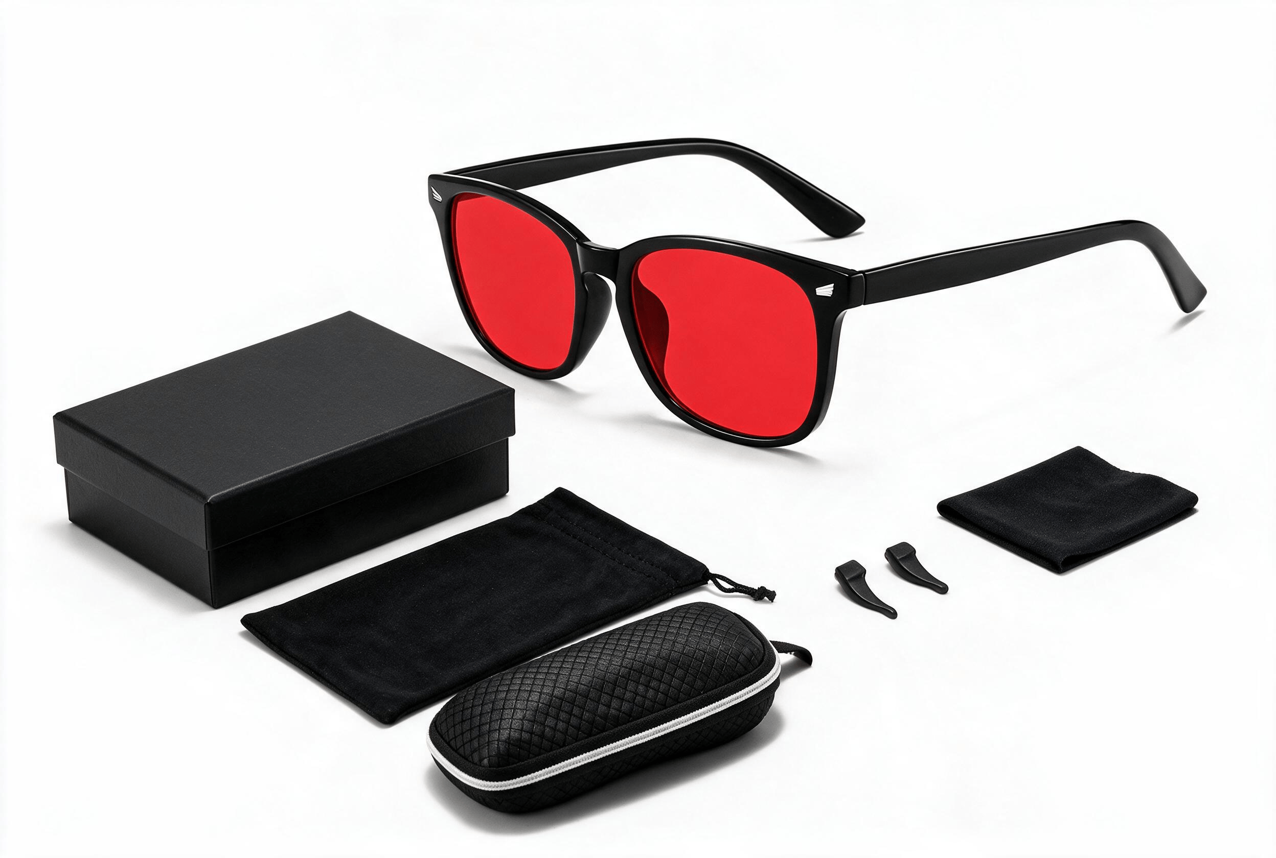 Harlven Blue Light Blocking Sleep Glasses – Secure Non-Slip Nighttime Glasses for Evening Screen Use & Bedtime - Black - Standard Gift Set - image 6