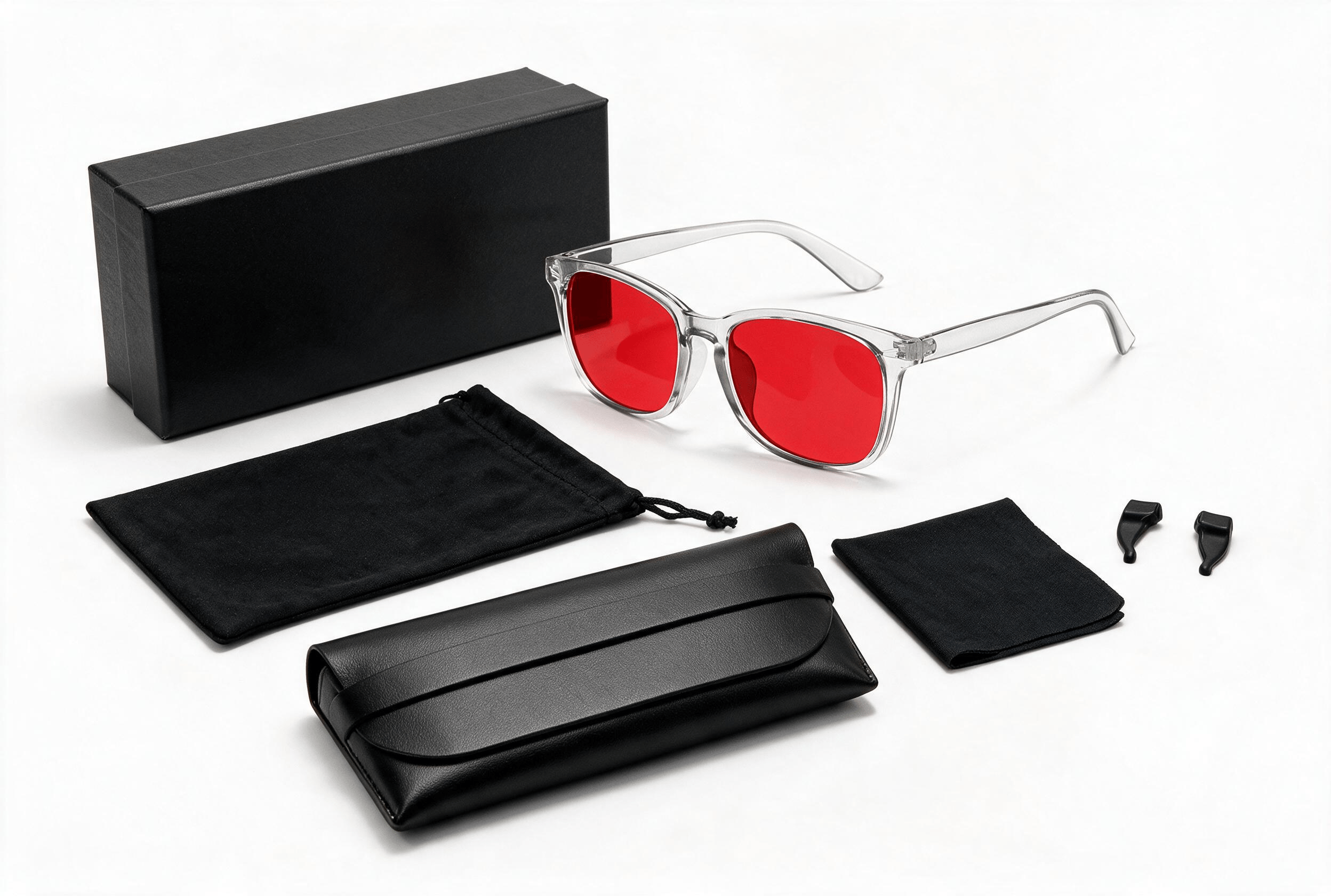 Harlven Blue Light Blocking Sleep Glasses – Secure Non-Slip Nighttime Glasses for Evening Screen Use & Bedtime - Grey - Premium Gift Set - image 11