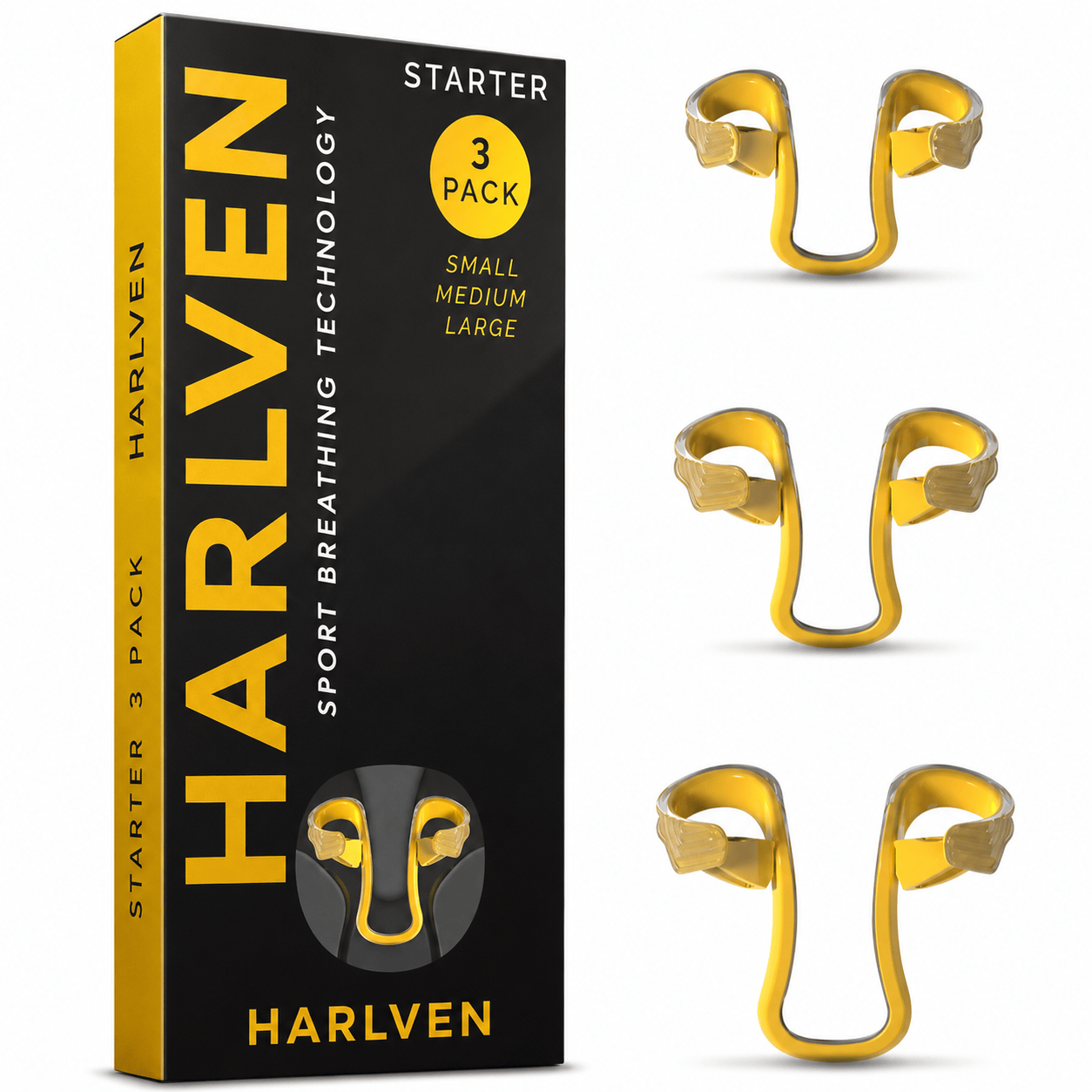 Harlven Soft Nasal Dilator for Snoring – Comfortable Internal Nose Expander, Gentle No-Pain Breathing Support for Sleep & Sports - Yellow - image 2