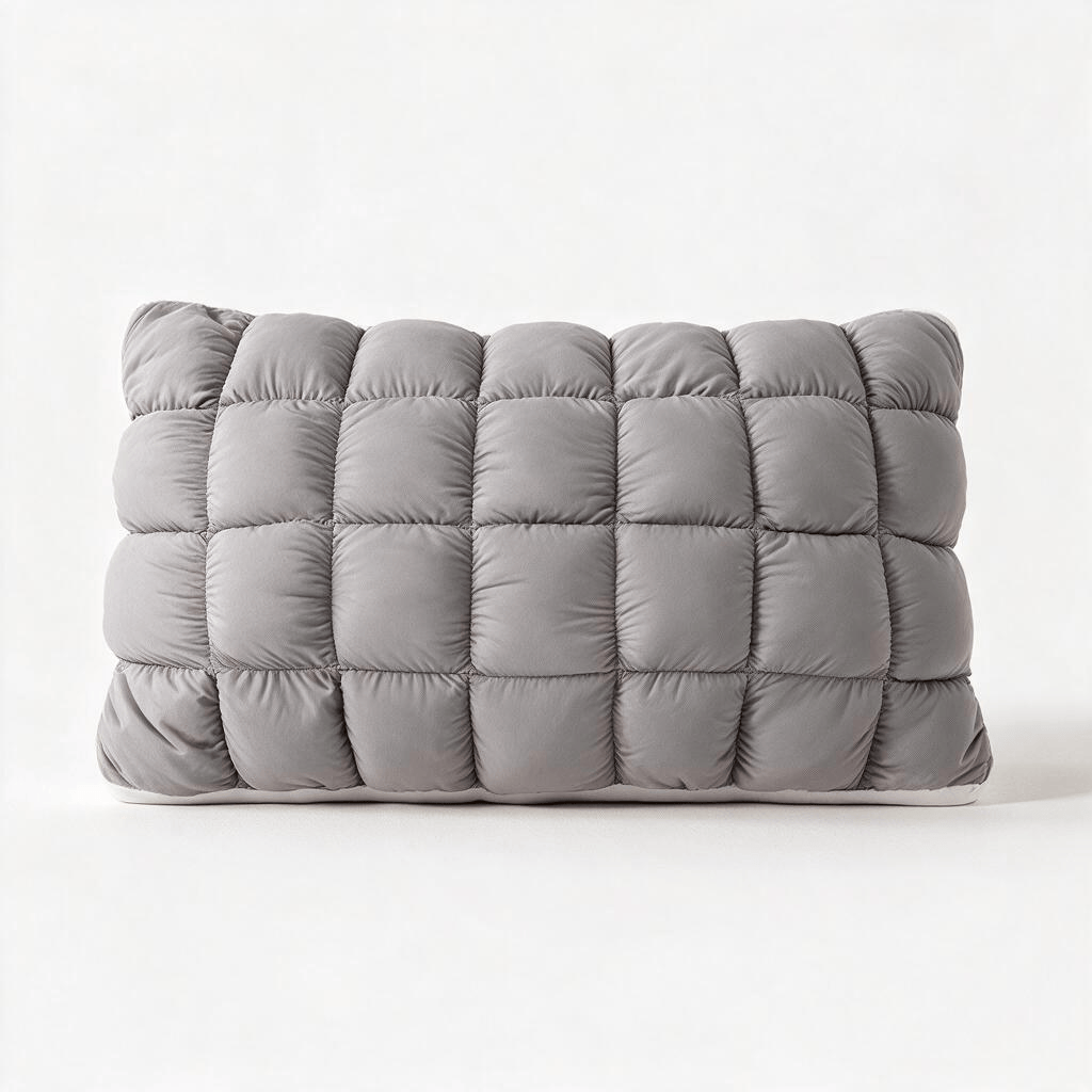 Harlven Fluffy Cloud Pillow, Soft & Supportive Bed Pillow with Premium High Bounce Filling, Cozy Sleeping Pillow for Better Rest - Light Gray - Standard - image 3