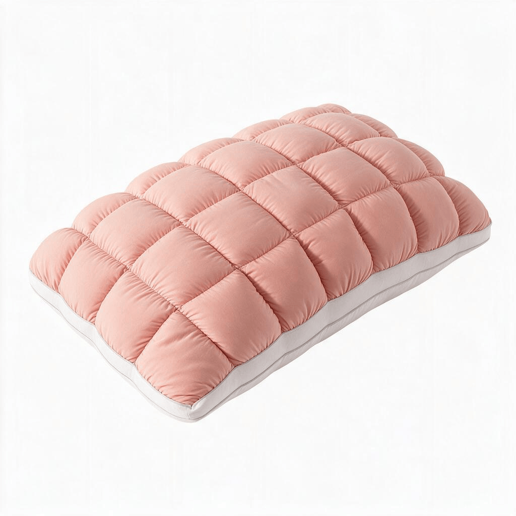 Harlven Fluffy Cloud Pillow, Soft & Supportive Bed Pillow with Premium High Bounce Filling, Cozy Sleeping Pillow for Better Rest - Pink - Standard - image 2