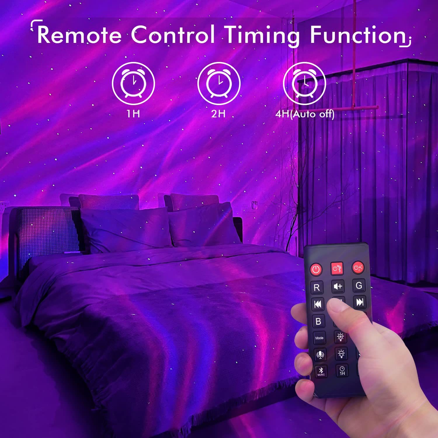 Harlven Aurora Relaxation Projector, Dreamy Starry Sky Night Light with Soothing Sounds for Sleep, Meditation & Stress Relief - image 3