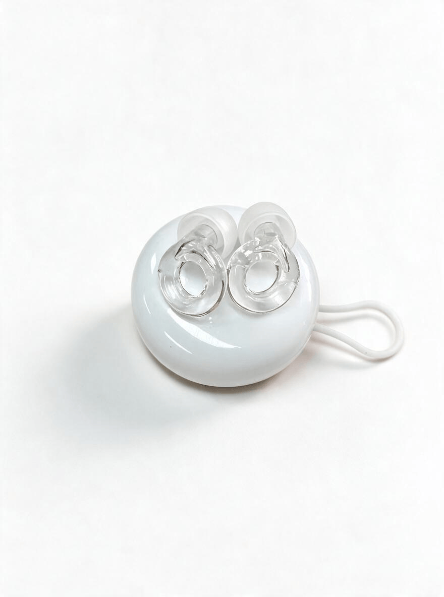 Harlven Noise Reduction Sleep Earplugs – Soft Reusable Ear Plugs Designed for Comfortable Sleep, Snoring Noise Reduction, Work & - White - image 1