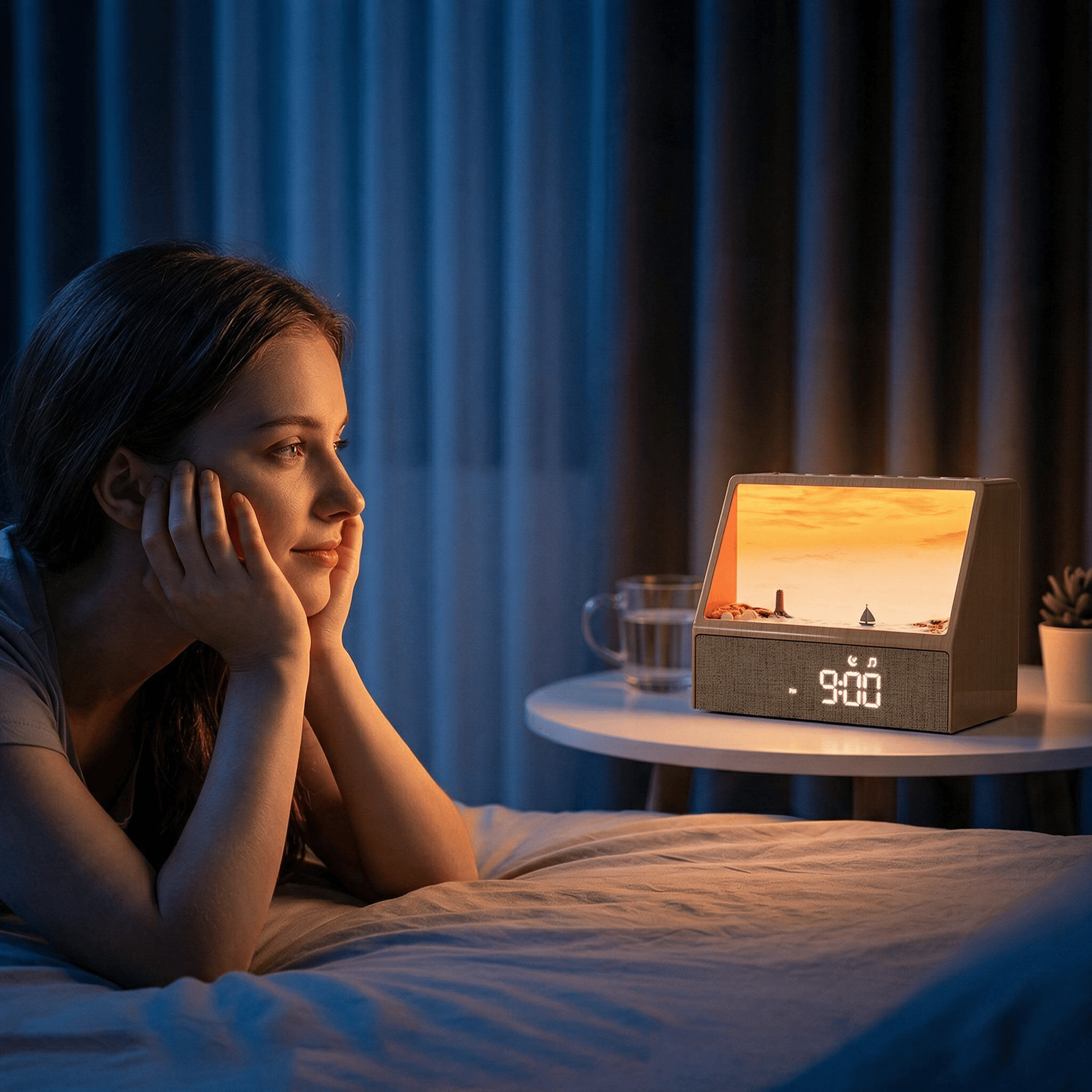 Harlven Sunrise Alarm Clock for Better Mornings, White Noise Sleep Sounds, Dual Alarm & Bluetooth Speaker - image 2