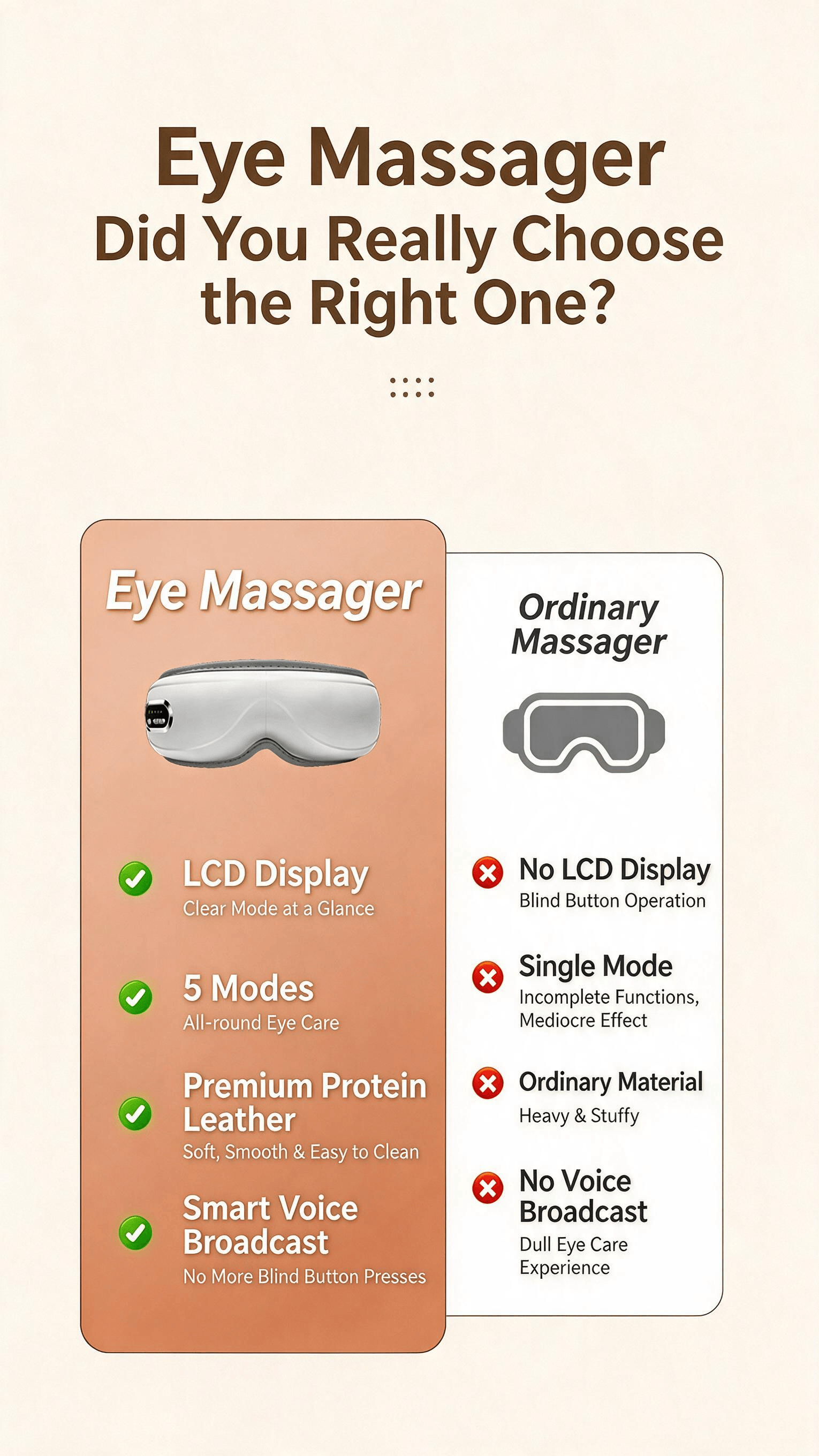 Harlven Smart Heated Eye Massager – Air Compression Eye Mask for Relaxation & Sleep - image 2