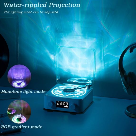 Water ripple projection with adjustable ambient light modes