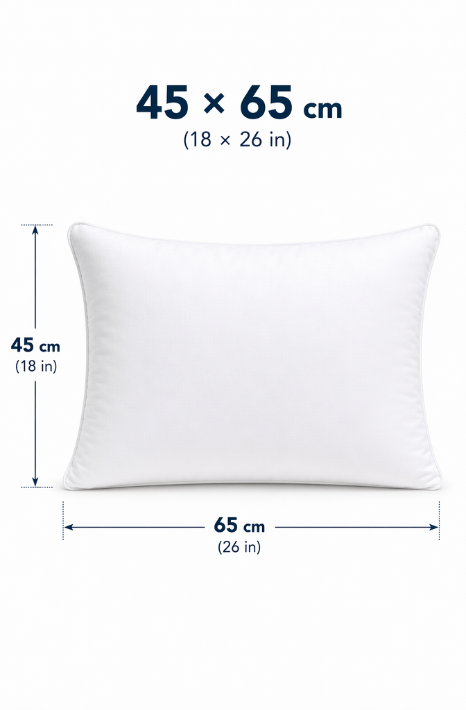 Premium White Cushion Insert, Soft Brushed Fabric Pillow Insert for Sofa Throw Pillows, Fluffy Decorative Pillow Filler for Home Décor
