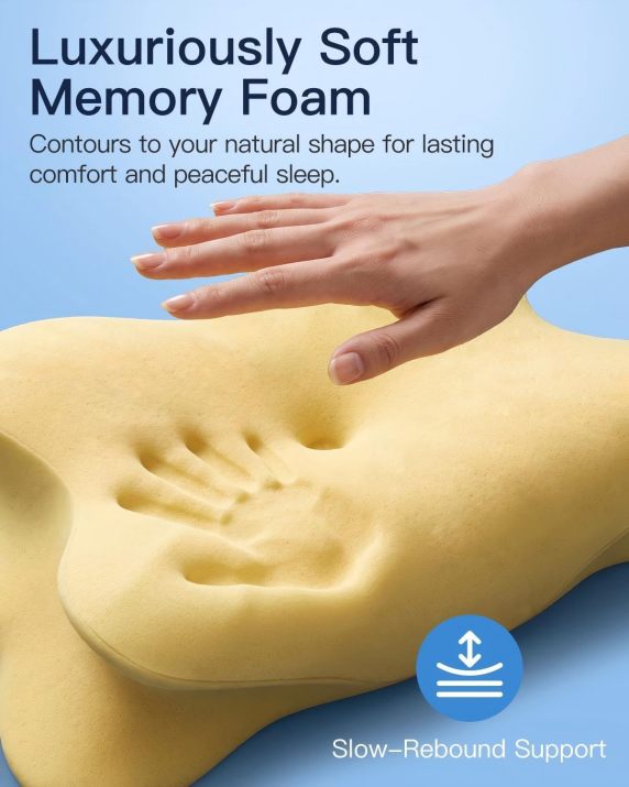 Slow rebound memory foam pillow