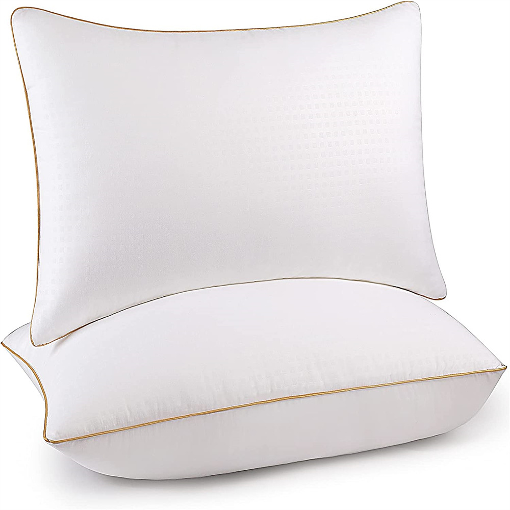 Harlven Plush Pillow Insert – Soft Fluffy Pillow Core for Cozy & Comfortable Sleep - Golden - King(pack of 2) - image 16