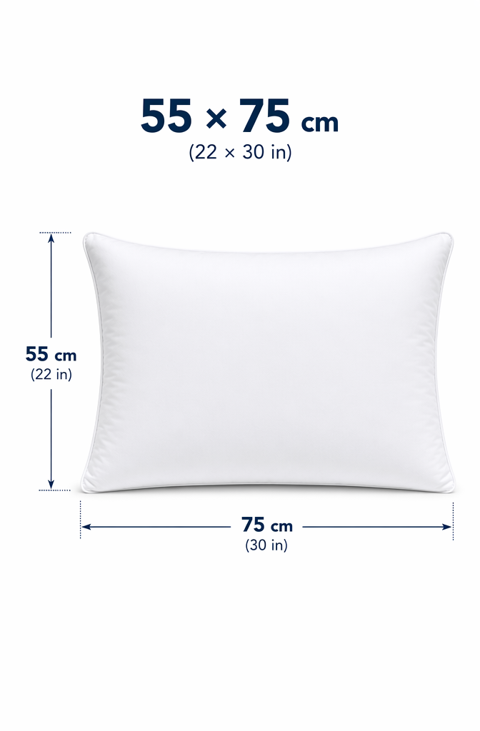 Premium White Cushion Insert, Soft Brushed Fabric Pillow Insert for Sofa Throw Pillows, Fluffy Decorative Pillow Filler for Home Décor
