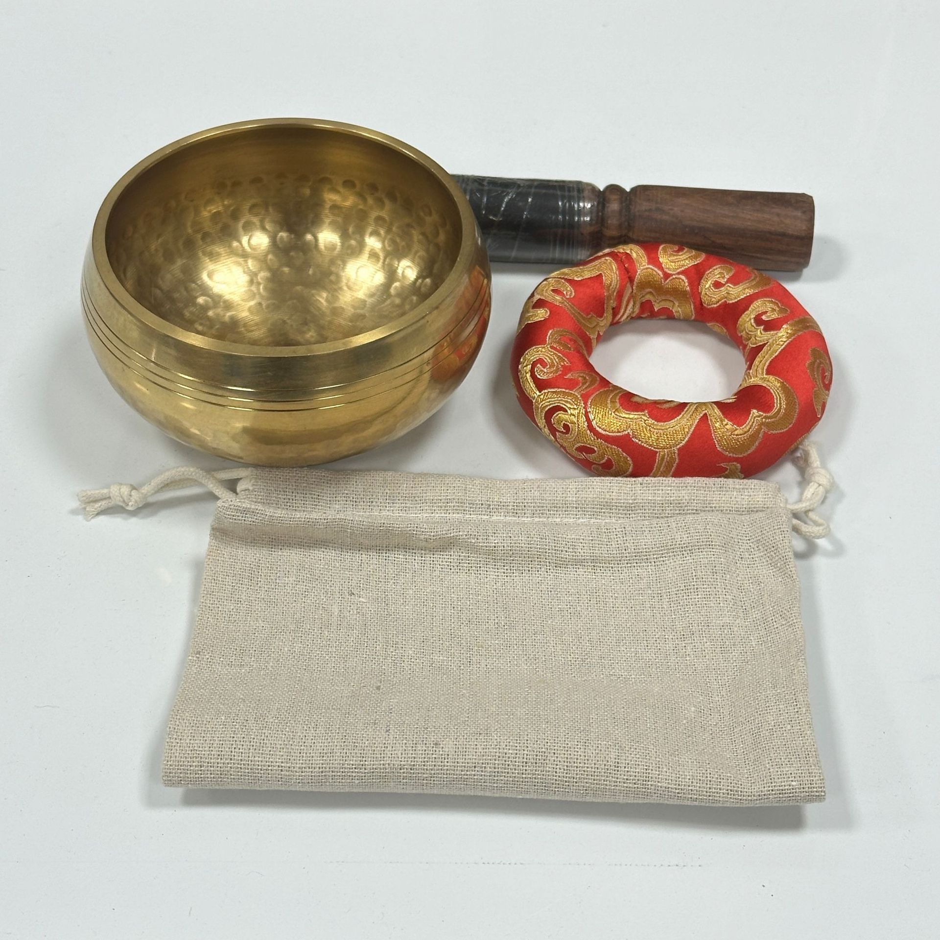 Harlven Deep Rest Singing Bowl Set – Meditation Sound Bowl for Relaxation, Mindful Evenings & Bedtime Ritual - Leather-Wrapped Wooden Mallet - 6in (Full Sound Experience) - image 3