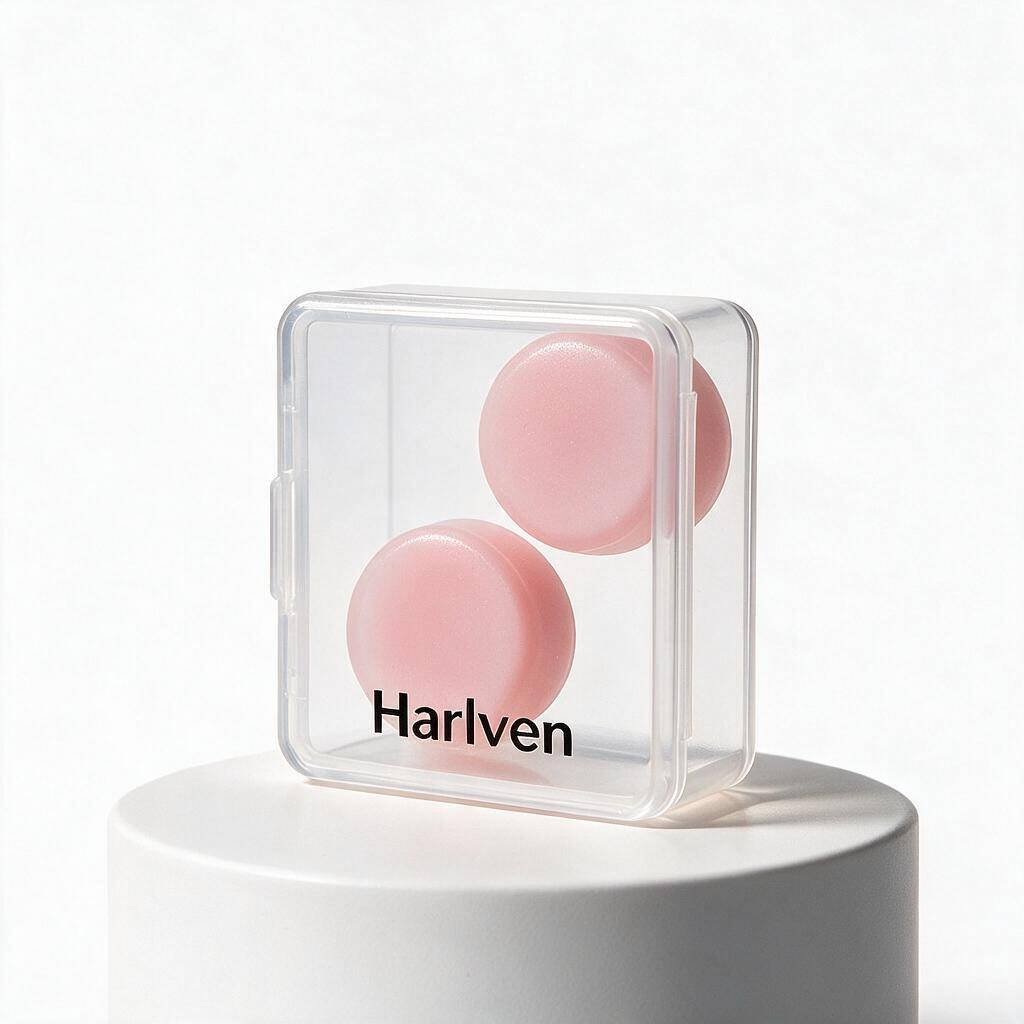 Harlven Soft Silicone Sleep Earplugs – Noise Blocking Ear Plugs with Comfortable Pressure-Free Fit, Odorless Reusable Earplugs f - Pink - 2 - image 7