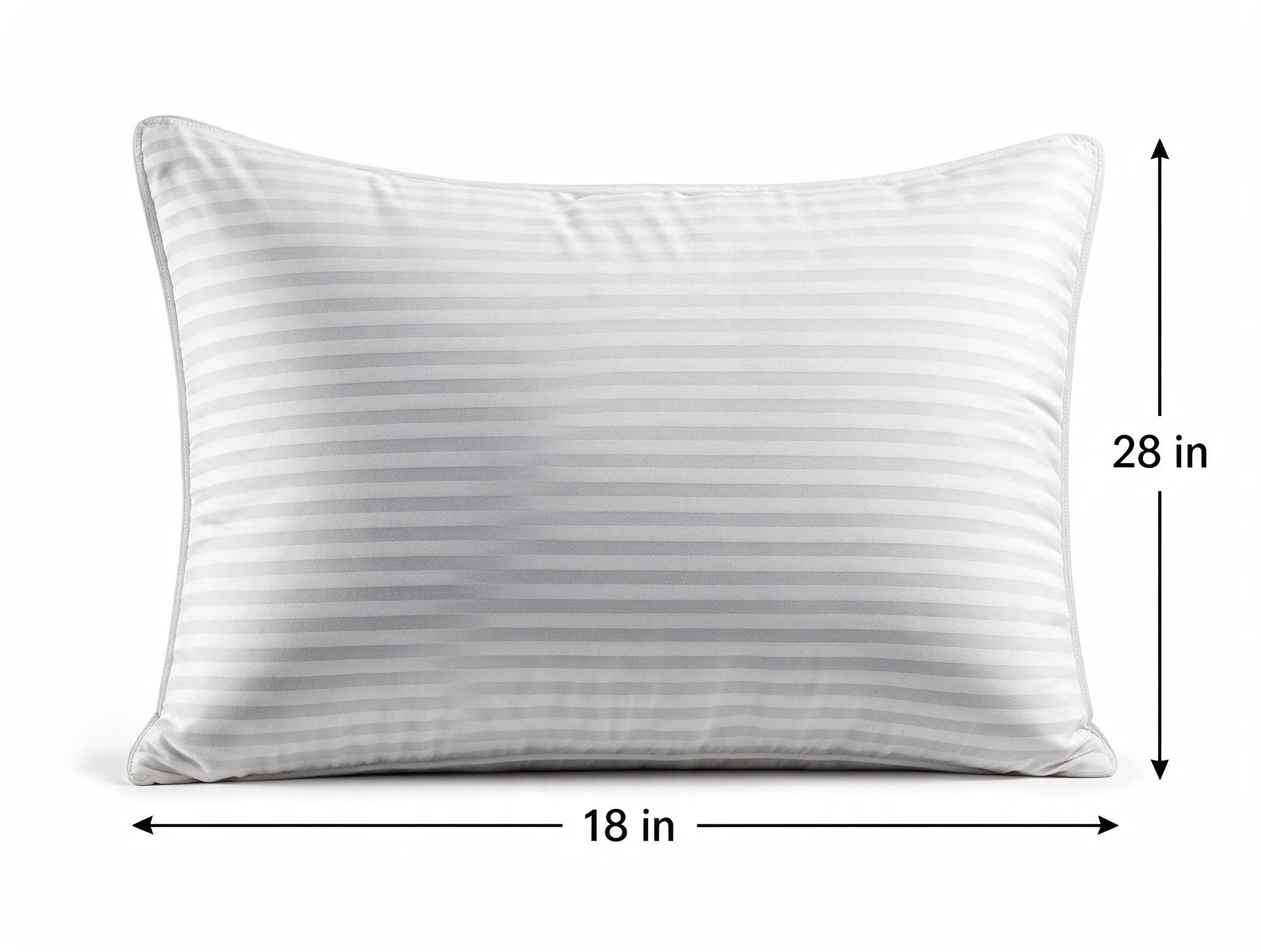 Harlven Plush Pillow Insert – Soft Fluffy Pillow Core for Cozy & Comfortable Sleep - White - Queen(pack of 1) - image 12