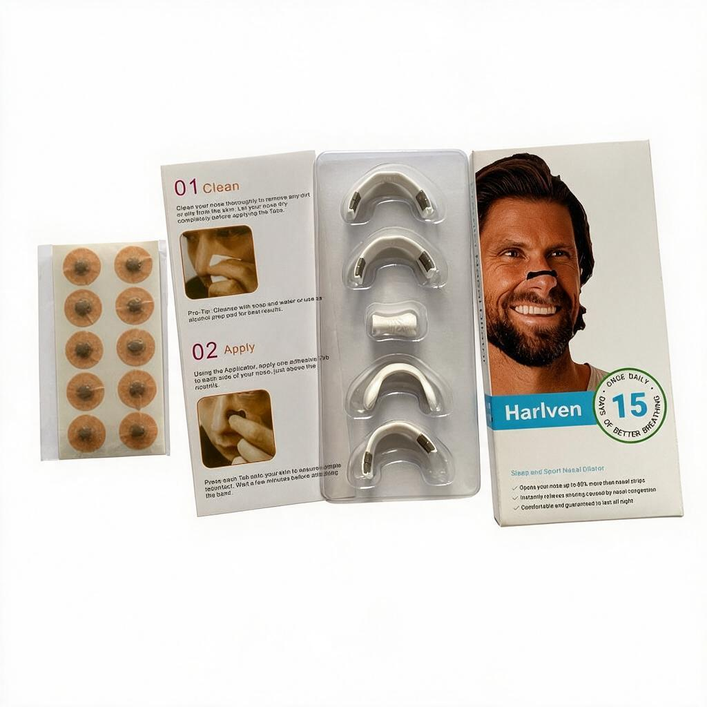 Harlven Magnetic Nasal Expander – Soft Nasal Breathing Aid for Sleep, Relaxation & Comfortable Nighttime Breathing - White - Round(15 Pairs) - image 12