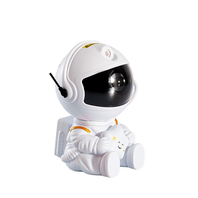 Astronaut Galaxy Projector – Remote-Controlled Starry Sky Light for Dreamy Bedroom Ambience - White - image 2