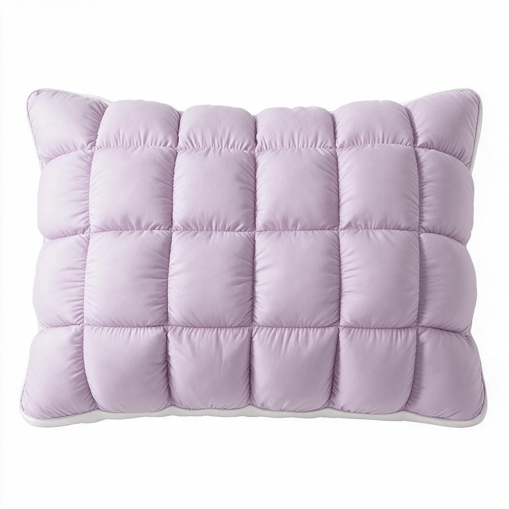 Harlven Fluffy Cloud Pillow, Soft & Supportive Bed Pillow with Premium High Bounce Filling, Cozy Sleeping Pillow for Better Rest - Light Purple - Standard - image 4