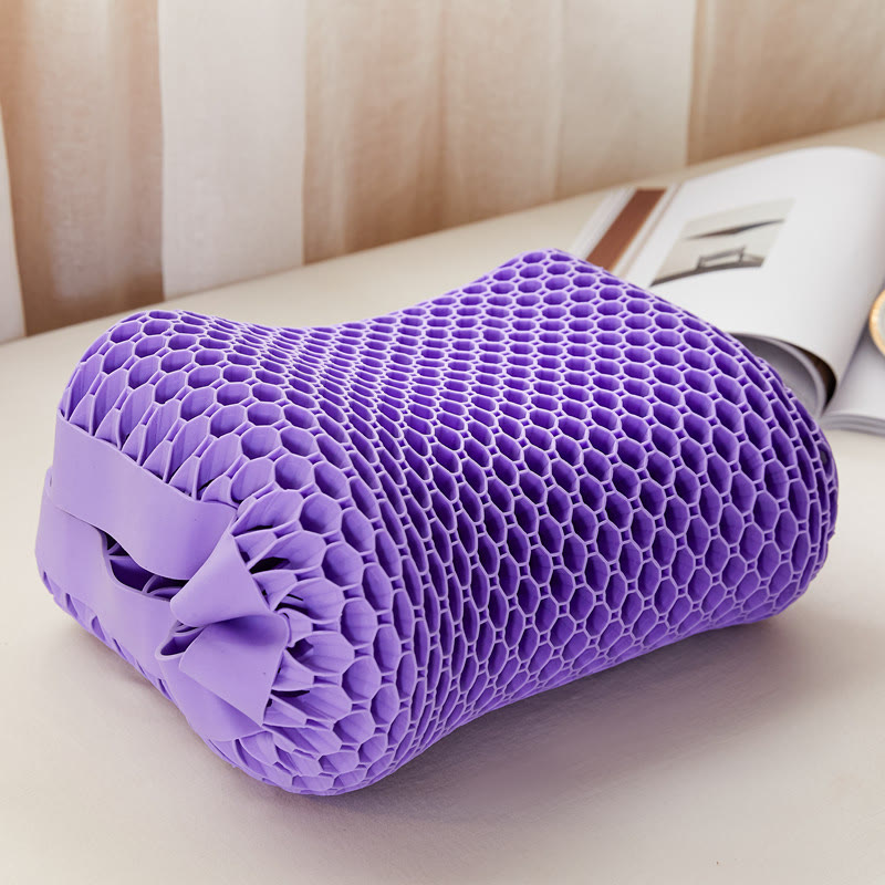 Cooling TPE Pillow for Hot Sleepers, Breathable Waterproof Neck Support Pillow with Washable Gel Grid Design for Better Sleep - image 3