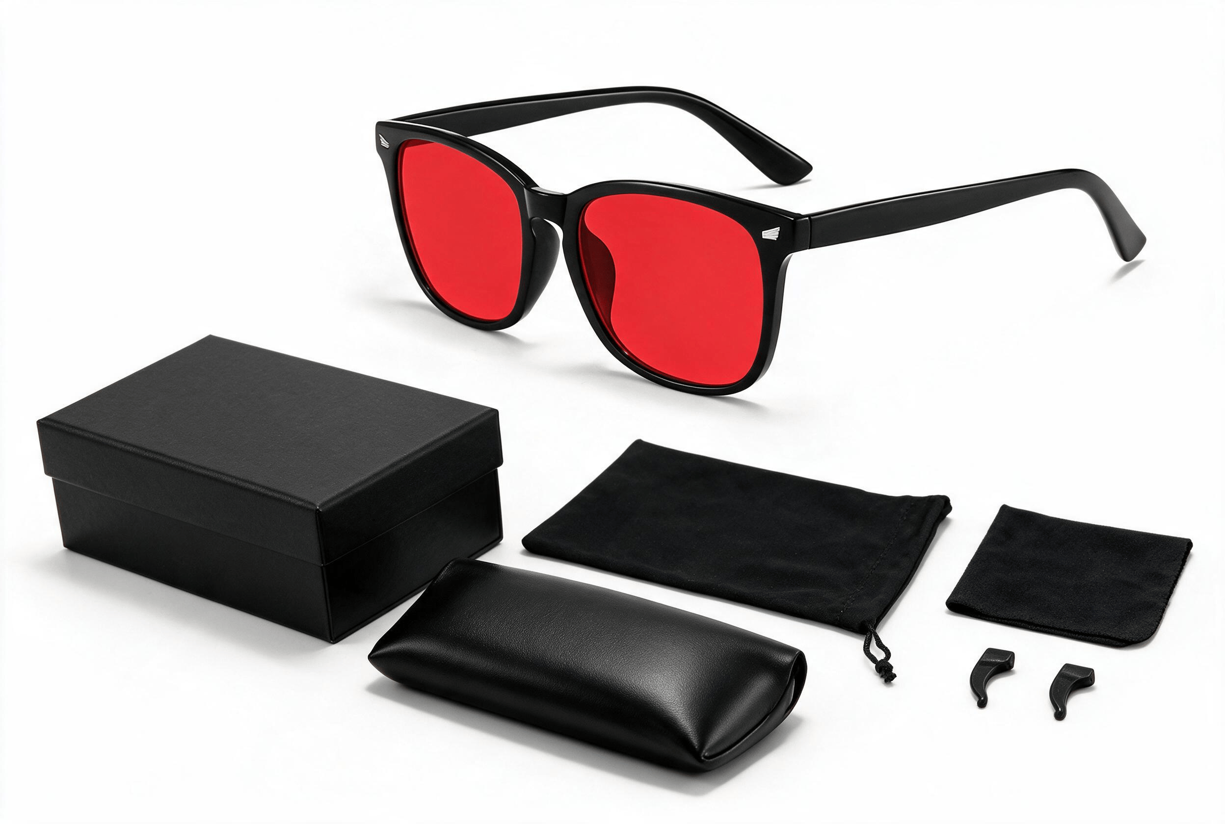 Harlven Blue Light Blocking Sleep Glasses – Secure Non-Slip Nighttime Glasses for Evening Screen Use & Bedtime - Black - Premium Gift Set - image 7