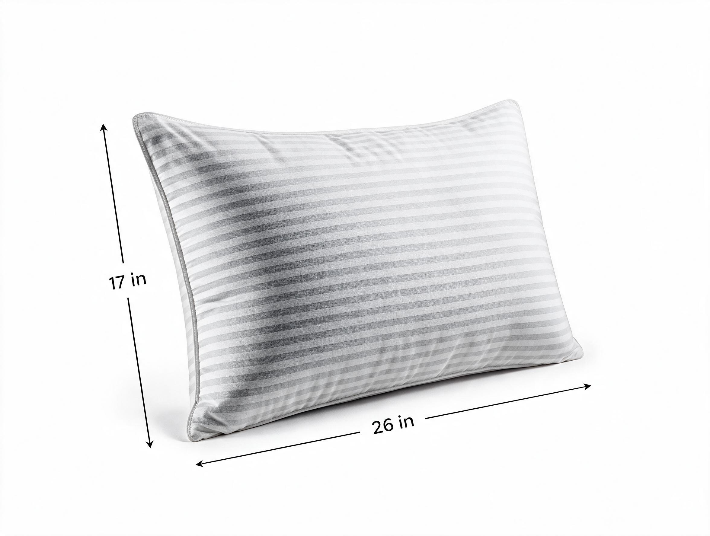 Harlven Plush Pillow Insert – Soft Fluffy Pillow Core for Cozy & Comfortable Sleep - White - Standard (pack of 1) - image 11