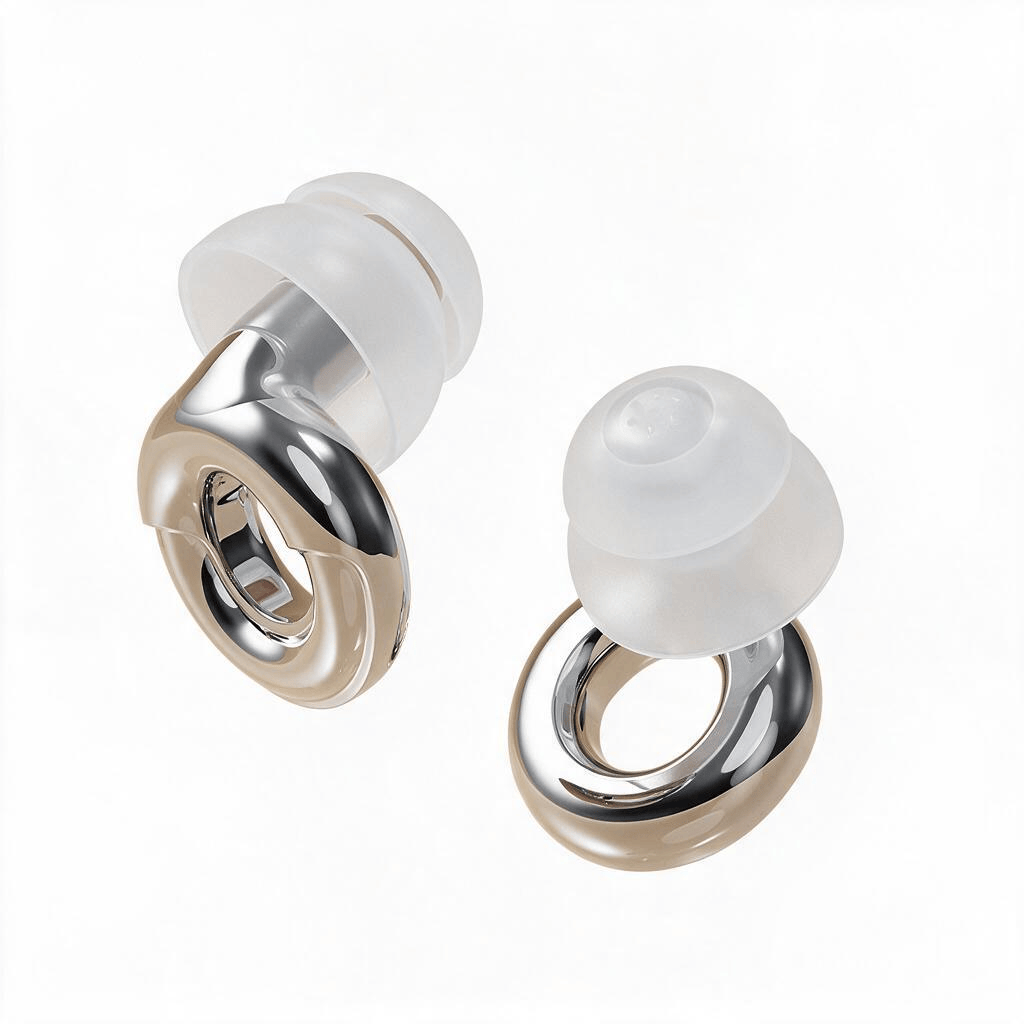 Harlven Noise Reduction Sleep Earplugs – Soft Reusable Ear Plugs Designed for Comfortable Sleep, Snoring Noise Reduction, Work & - Silver - image 4