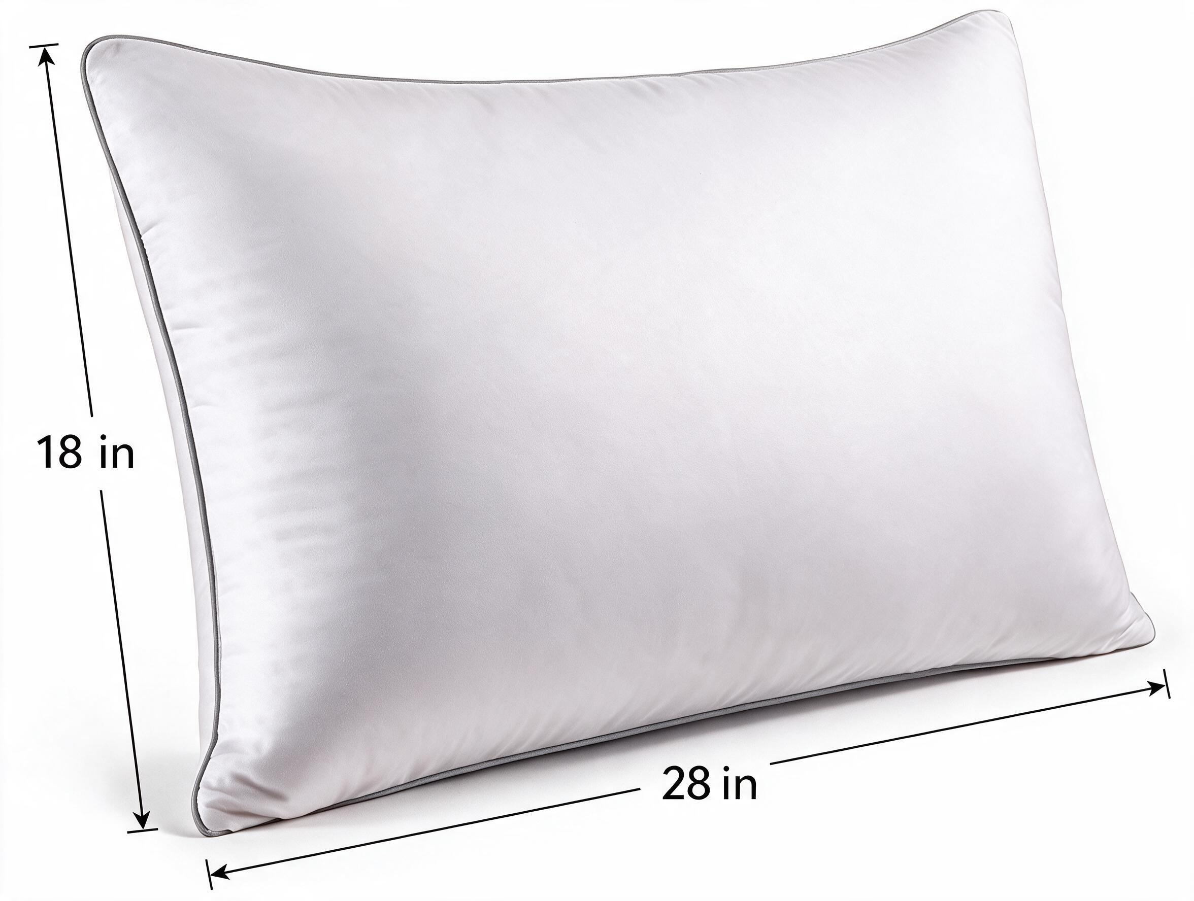 Harlven Plush Pillow Insert – Soft Fluffy Pillow Core for Cozy & Comfortable Sleep - Dark Blue - Queen(pack of 1) - image 5