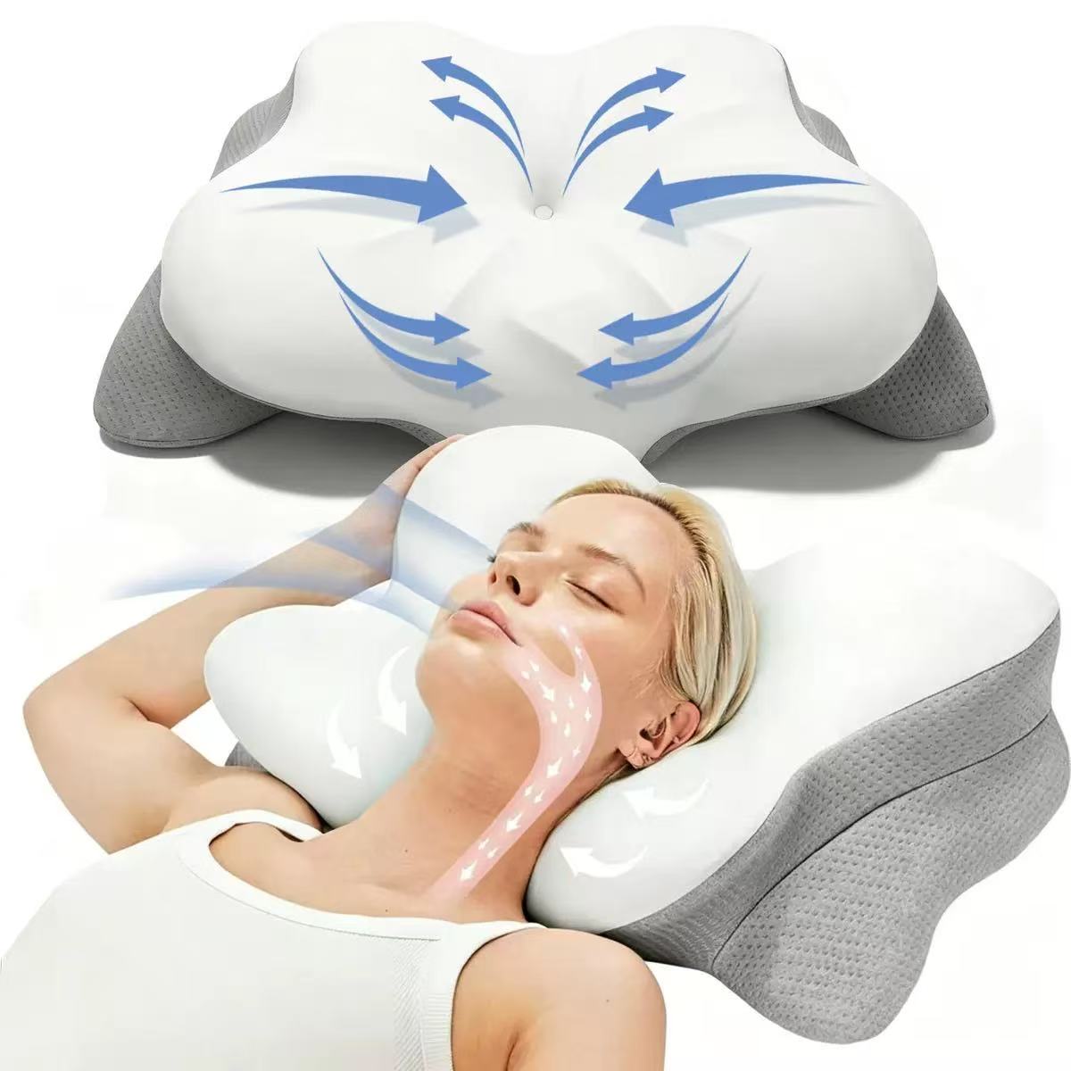 Ergonomisches IceCloud™-Kühlkissen aus Memory-Schaum