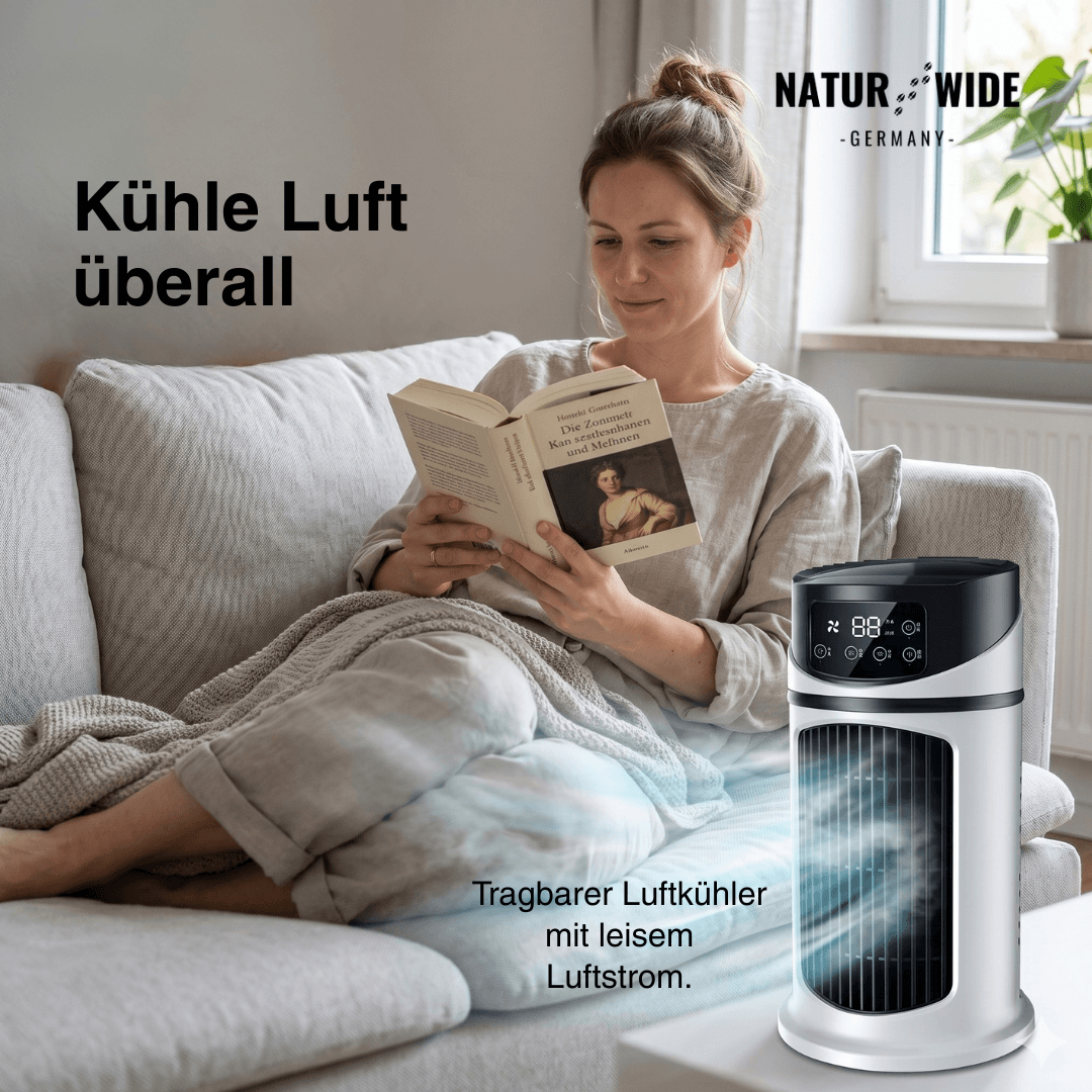 Mini Mobile Klimaanlage 3-in-1 – Kühler, Befeuchter & Luftreiniger