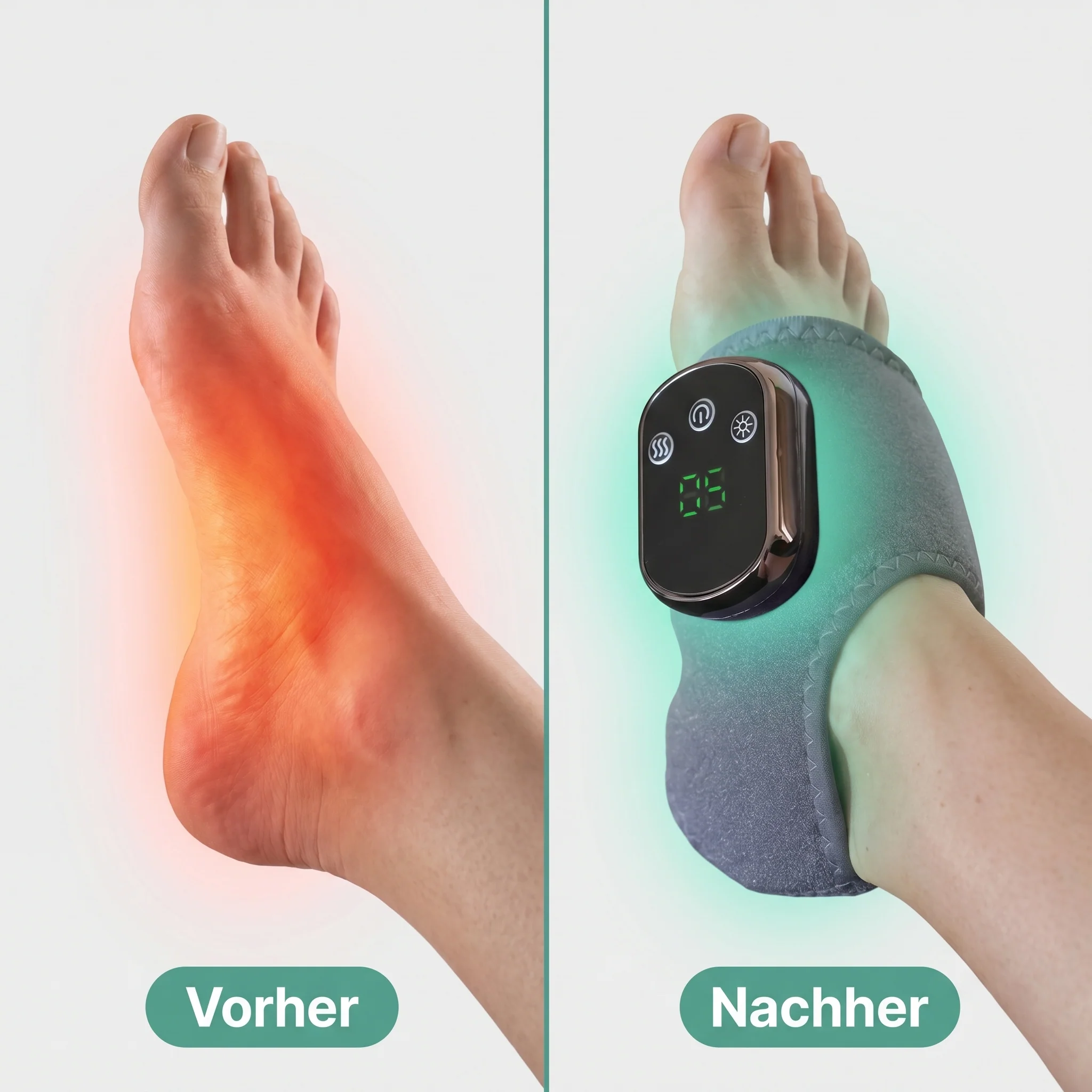 DazzSense 4-in-1 Fußtherapie |  Brennen, Kribbeln & Taubheit in den Füßen natürlich lindern