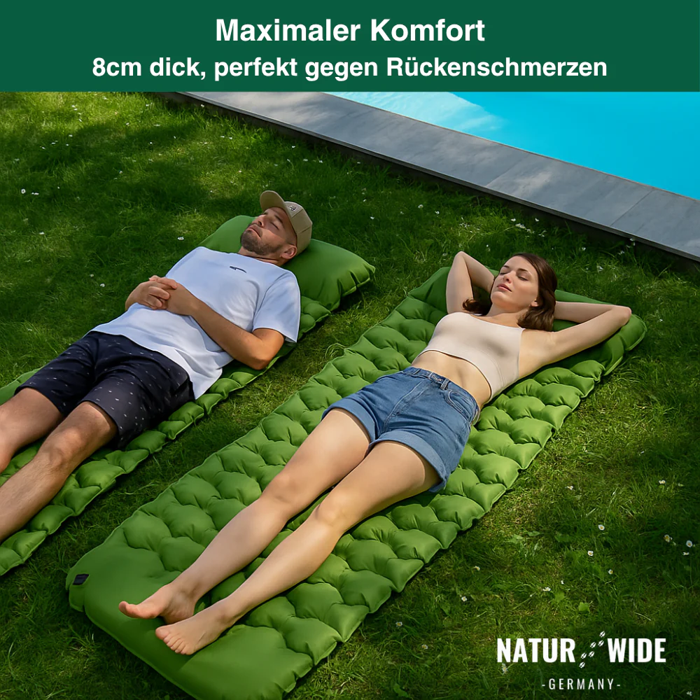 Ultraleichte & kompakte Isomatte - perfekt für unterwegs & Abenteuer