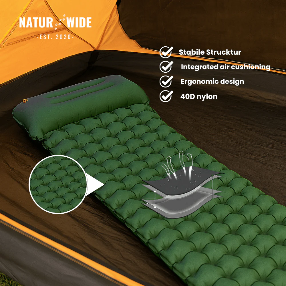 Ultraleichte & kompakte Isomatte - perfekt für unterwegs & Abenteuer