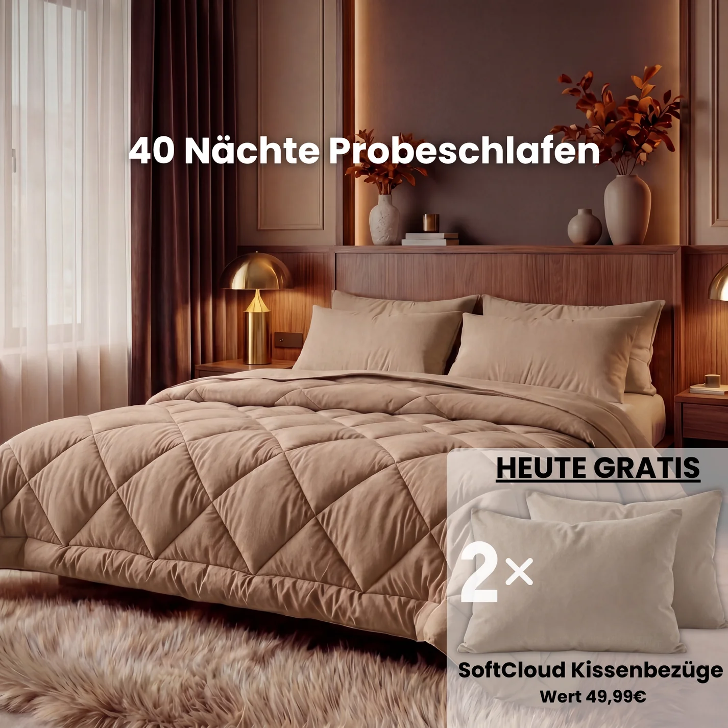 EasySleep® – 2-in-1 Ganzjahresdecke. Schnelltrocknend & ohne Bettwäsche