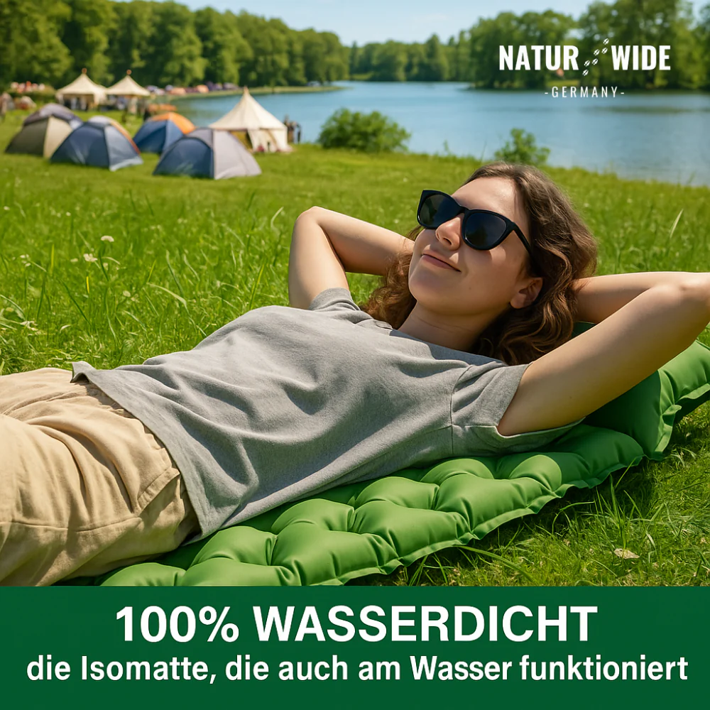 Ultraleichte & kompakte Isomatte - perfekt für unterwegs & Abenteuer