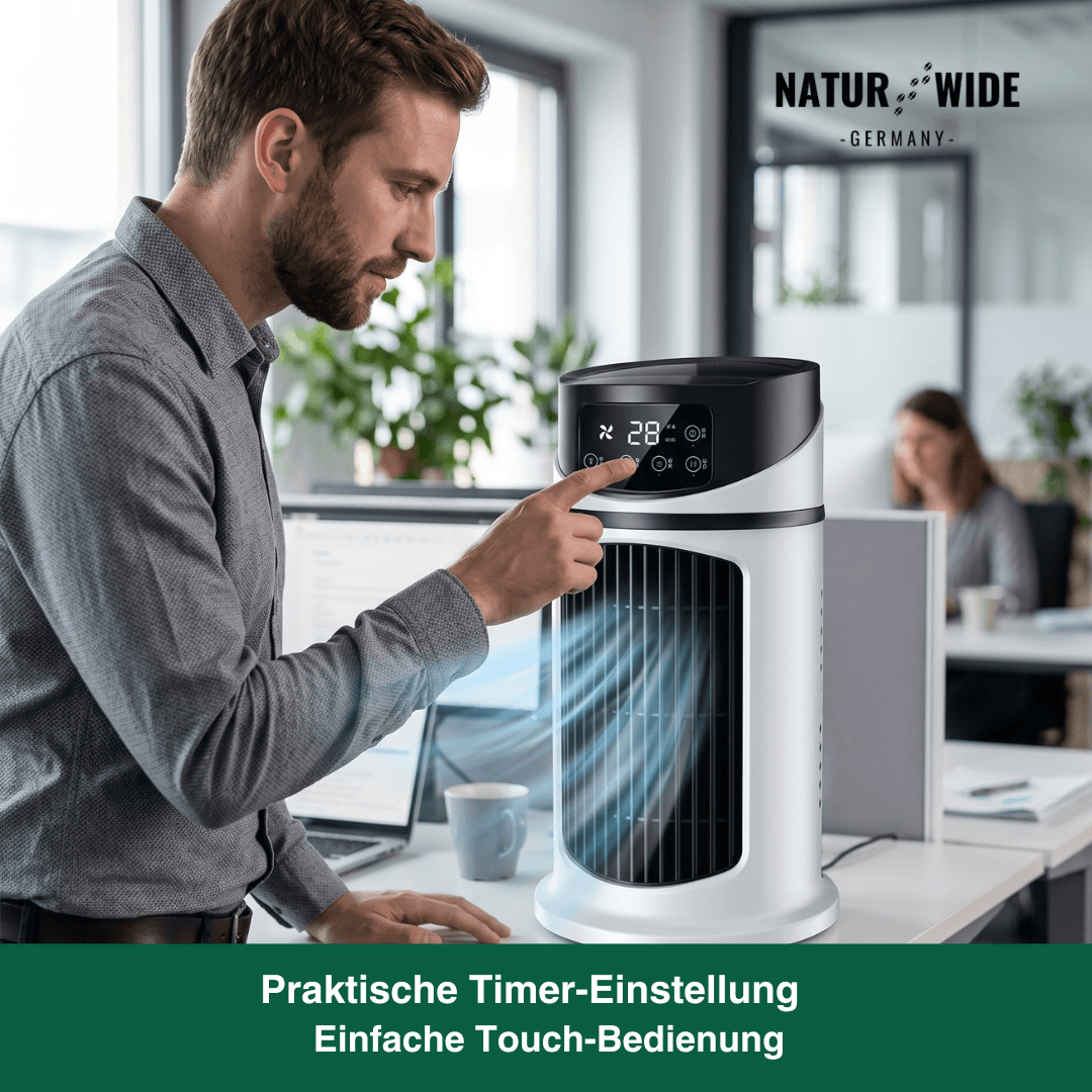 Mini Mobile Klimaanlage 3-in-1 – Kühler, Befeuchter & Luftreiniger
