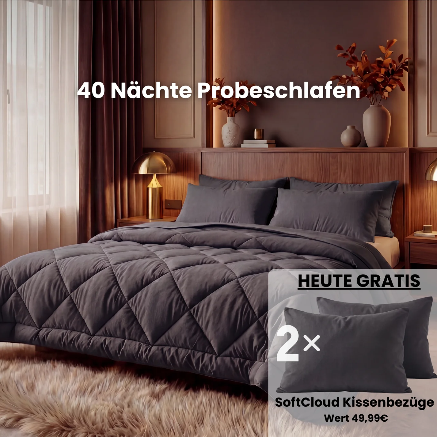 EasySleep® – 2-in-1 Ganzjahresdecke. Schnelltrocknend & ohne Bettwäsche