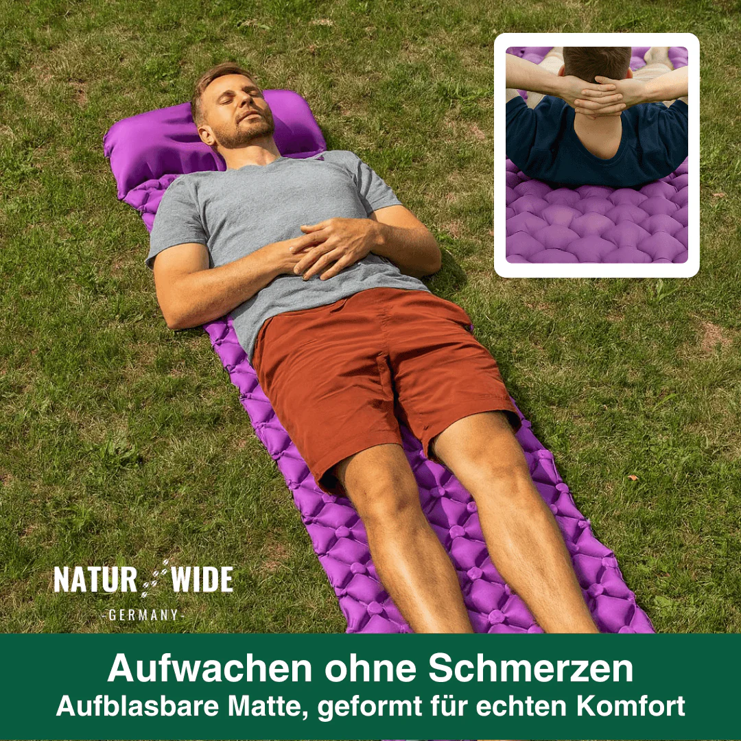 Ultraleichte & kompakte Isomatte - perfekt für unterwegs & Abenteuer