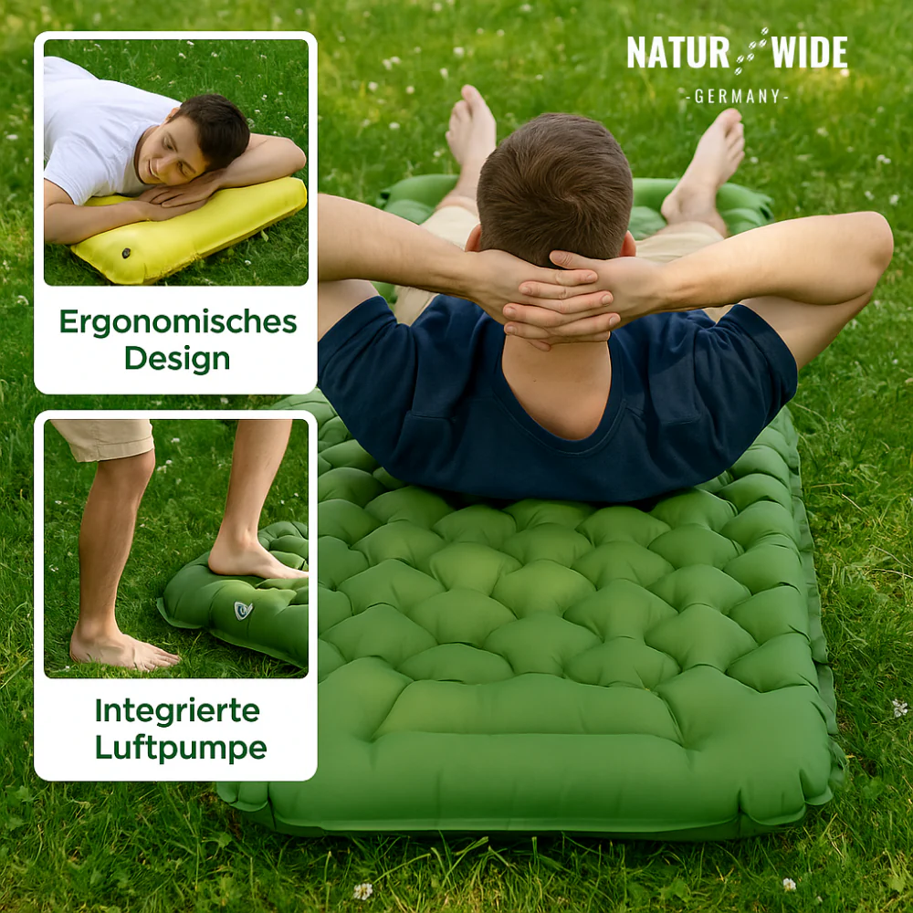 Ultraleichte & kompakte Isomatte - perfekt für unterwegs & Abenteuer