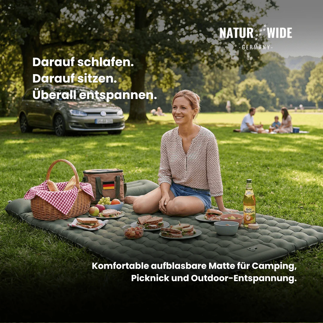 Ultraleichte & kompakte Isomatte - perfekt für unterwegs & Abenteuer