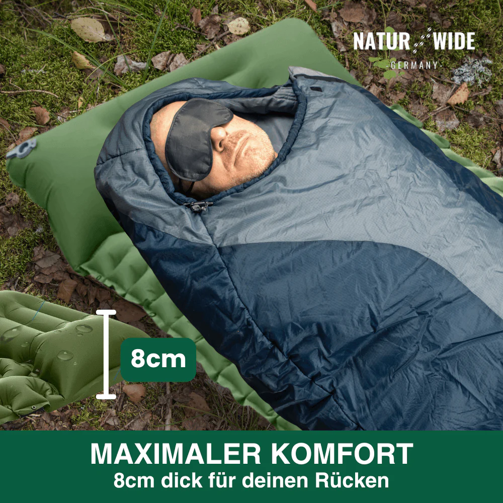 Ultraleichte & kompakte Isomatte - perfekt für unterwegs & Abenteuer